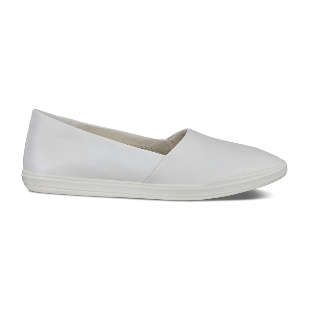 Womens Loafer - ECCO Simpil - White - 1634TRASL